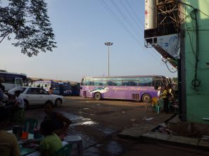 The bus takes 9 hours. Bagan, Copyright Michael Bencik 2013